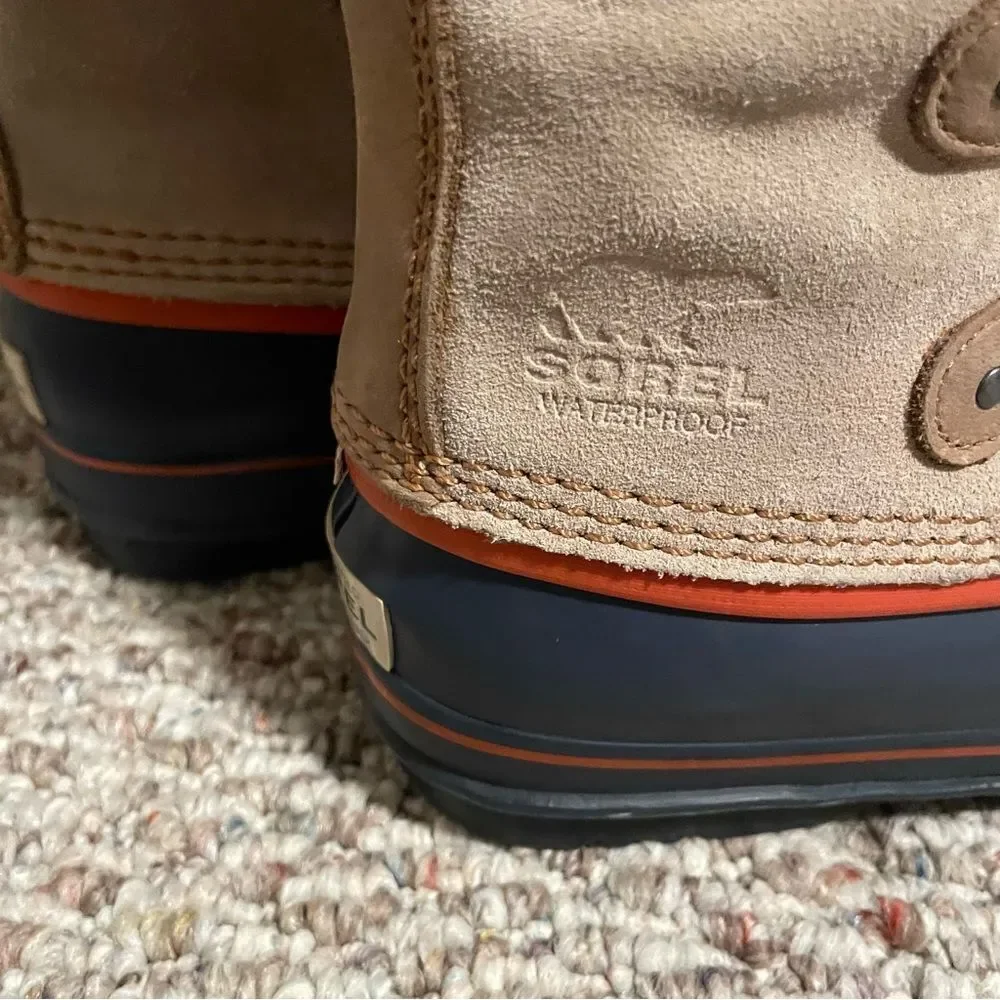 Sorel Joan Of Arctic Tan Waterproof Lined Shearling Winter Boots- Size 7